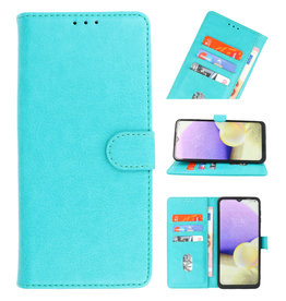 Bookstyle Wallet Cases Hoesje voor Samsung Galaxy A20s Groen