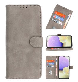 Bookstyle Wallet Cases Case for Samsung Galaxy A21 Gray