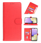 Custodia a portafoglio Bookstyle Custodia per Samsung Galaxy A22 5G rossa