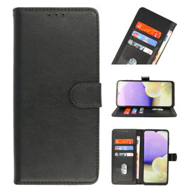 Bookstyle Wallet Cases Coque pour Samsung Galaxy A42 5G Noir