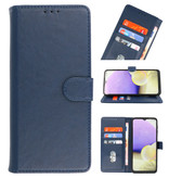 Bookstyle Wallet Cases Hülle für Samsung Galaxy A22 4G Navy