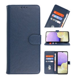 Bookstyle Wallet Cases Hülle für Samsung Galaxy A22 4G Navy