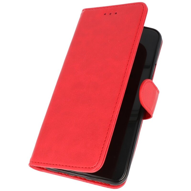Custodie a portafoglio Bookstyle Custodia per Samsung Galaxy A22 4G Rossa