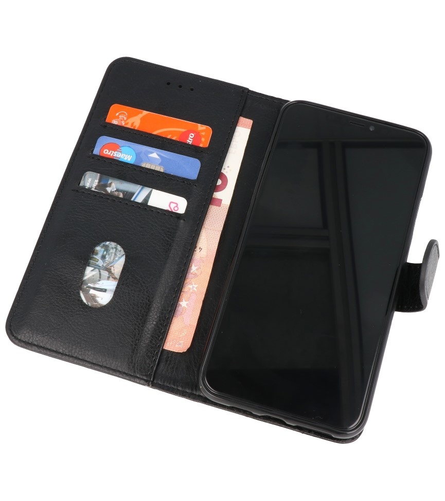 Bookstyle Wallet Cases Hülle für Nokia X10 - Nokis X20 Schwarz