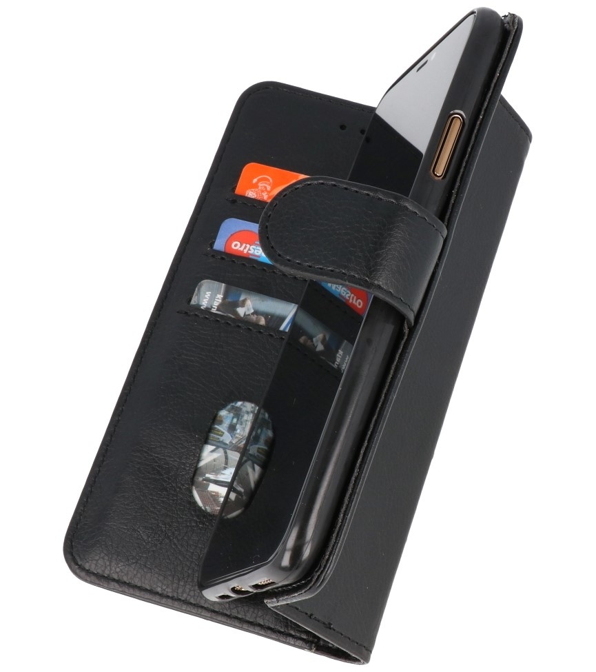 Bookstyle Wallet Tasker Taske til Nokia X10 - Nokis X20 Sort