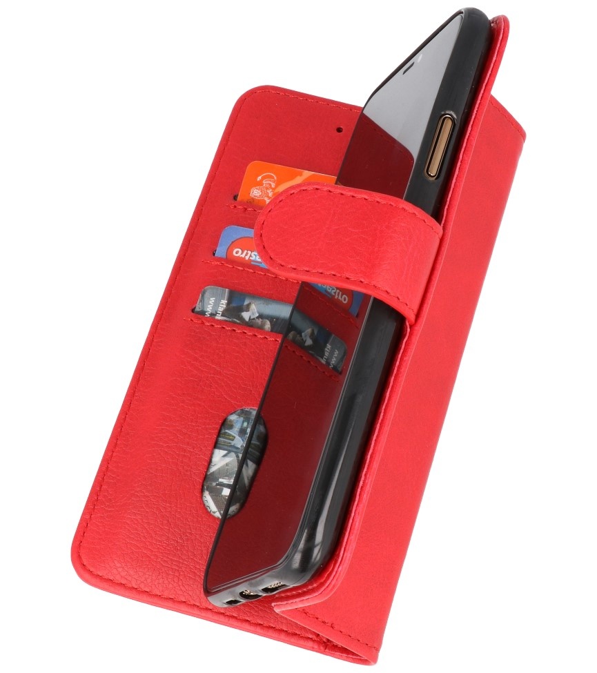 Bookstyle Wallet Tasker Taske til Nokia X10 - Nokias X20 Red