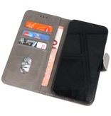 Bookstyle Wallet Cases Hoesje voor Oppo Reno 6 5G Grijs