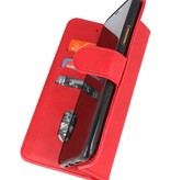 Funda Bookstyle Wallet Cases para Oppo Reno 6 Pro Plus 5G Rojo