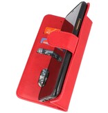 Funda Bookstyle Wallet Cases para Oppo A94 5G - A95 5G Rojo