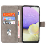 Funda Bookstyle Wallet Cases para Sony Xperia 1 III Gris