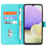 Bookstyle Wallet Cases Hoesje voor Sony Xperia 5 III Groen