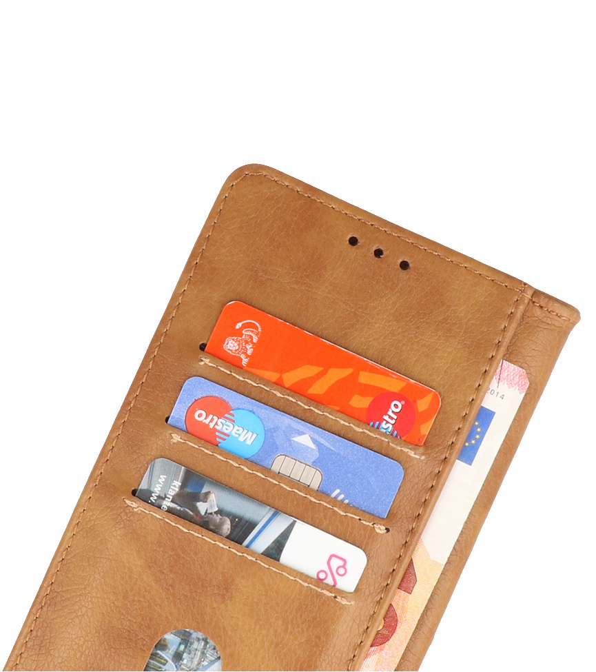 Bookstyle Wallet Cases Hoesje voor Sony Xperia 10 III Bruin