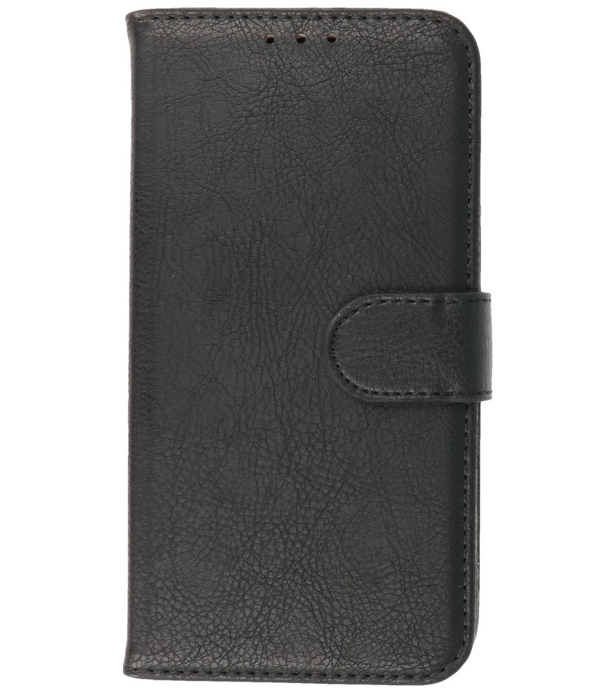 Bookstyle Wallet Cases Hoesje voor iPhone SE 2020 - iPhone 8 - iPhone 7 Zwart