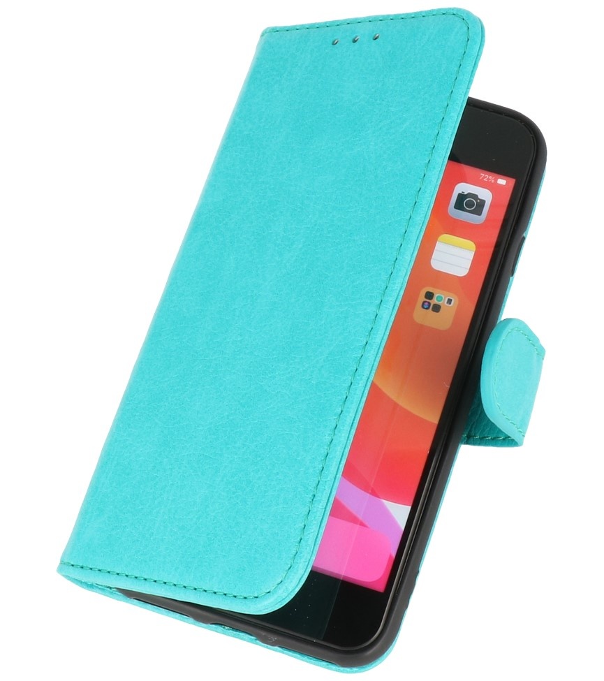 Bookstyle Wallet Cases Case for iPhone SE 2020 - iPhone 8 - iPhone 7 Green