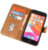 Bookstyle Wallet Cases Case for iPhone SE 2020 - iPhone 8 - iPhone 7 Brown