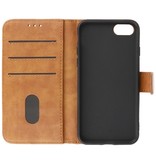 Bookstyle Wallet Cases Case for iPhone SE 2020 - iPhone 8 - iPhone 7 Brown