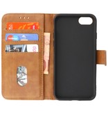 Bookstyle Wallet Cases Case for iPhone SE 2020 - iPhone 8 - iPhone 7 Brown