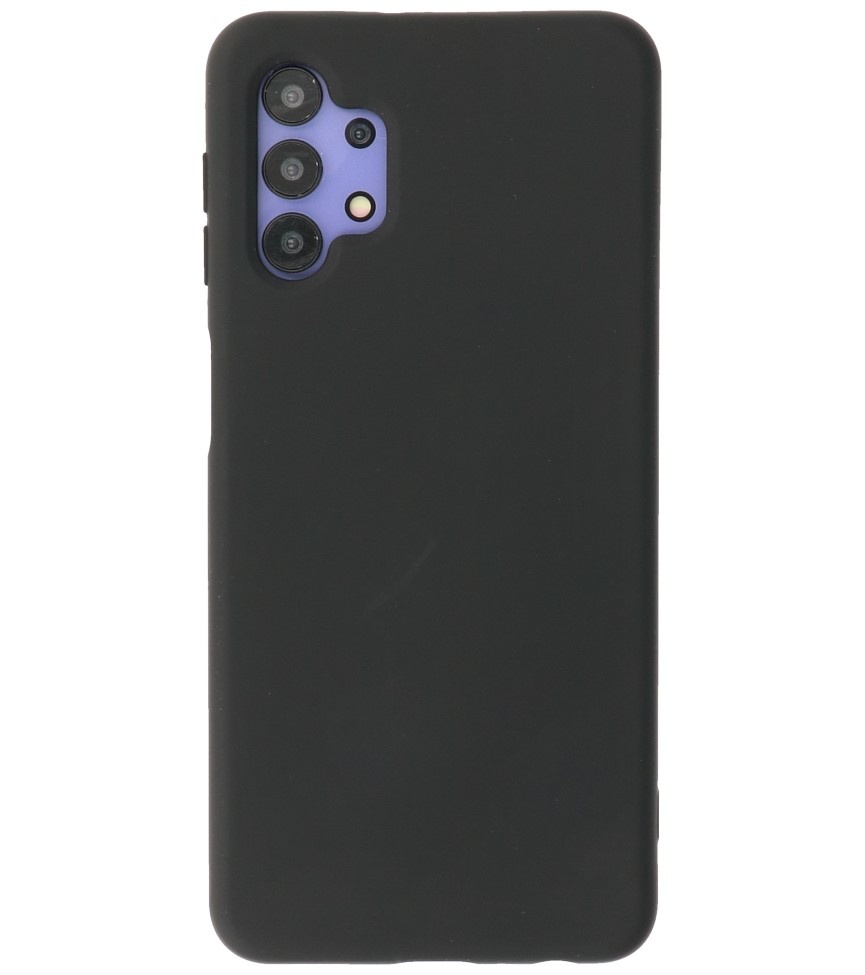 2.0mm Dikke Fashion Color TPU Hoesje voor Samsung Galaxy A32 4G Zwart