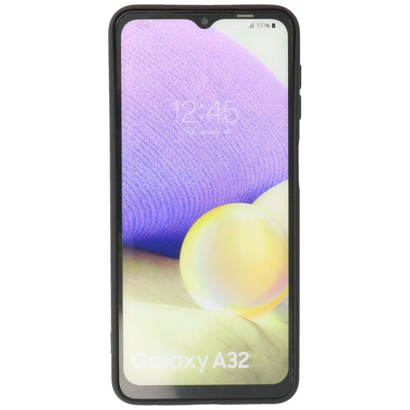 2,0 mm tyk mode farve TPU taske til Samsung Galaxy A32 4G sort