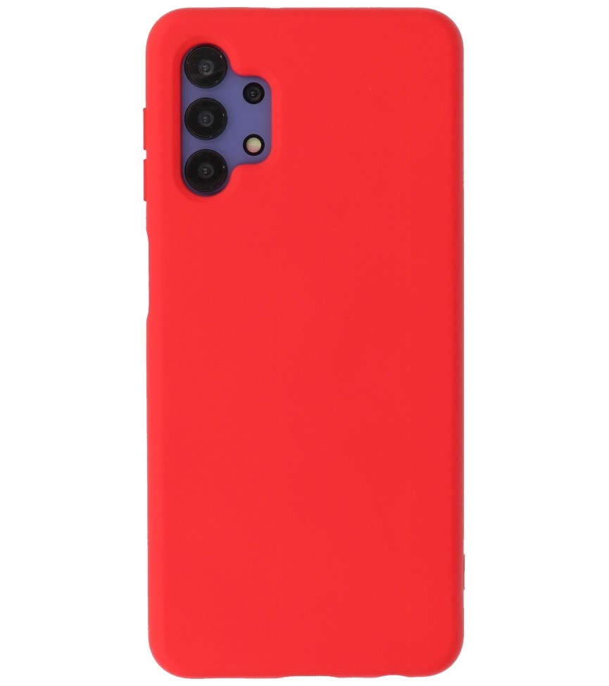 2.0mm Dikke Fashion Color TPU Hoesje voor Samsung Galaxy A32 4G Rood