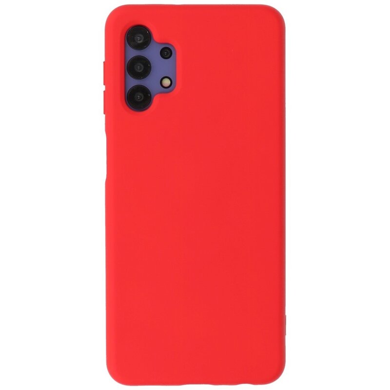 2.0mm Dikke Fashion Color TPU Hoesje voor Samsung Galaxy A32 4G Rood
