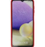 2.0mm Dikke Fashion Color TPU Hoesje voor Samsung Galaxy A32 4G Rood