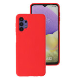2.0mm Dikke Fashion Color TPU Hoesje voor Samsung Galaxy A32 4G Rood
