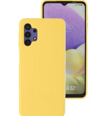 2,0 mm tyk mode farve TPU taske til Samsung Galaxy A32 4G gul