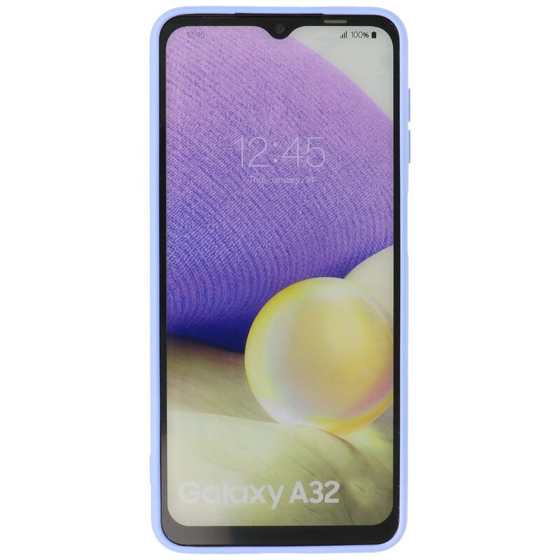 Custodia in TPU color moda spessa 2,0 mm per Samsung Galaxy A32 4G viola