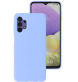 Estuche de TPU de color de moda de 2.0 mm de espesor para Samsung Galaxy A32 4G Púrpura