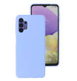 Custodia in TPU color moda spessa 2,0 mm per Samsung Galaxy A32 4G viola