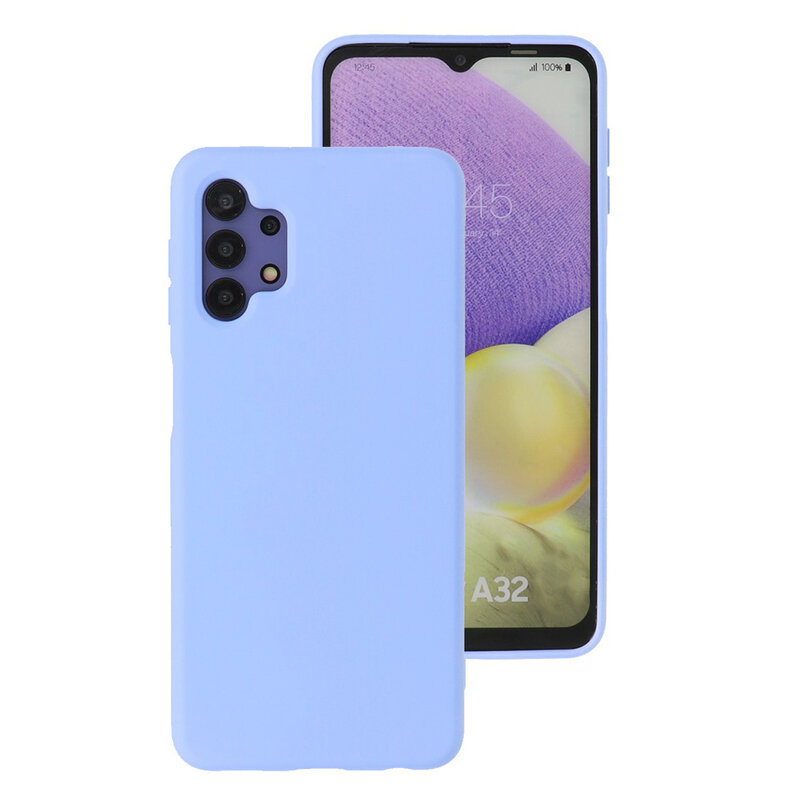 Custodia in TPU color moda spessa 2,0 mm per Samsung Galaxy A32 4G viola