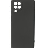 Carcasa de TPU de color de moda de 2.0 mm de grosor para Samsung Galaxy A22 4G, negro
