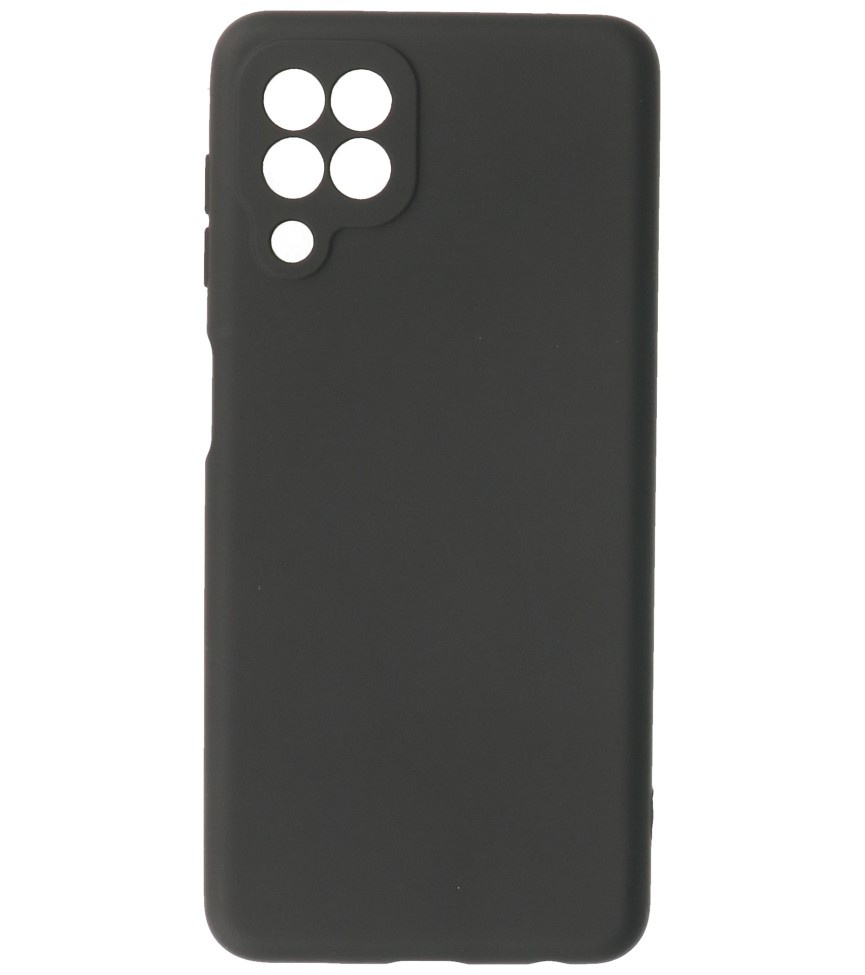 Carcasa de TPU de color de moda de 2.0 mm de grosor para Samsung Galaxy A22 4G, negro