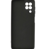 2.0mm Dikke Fashion Color TPU Hoesje voor Samsung Galaxy A22 4G Zwart
