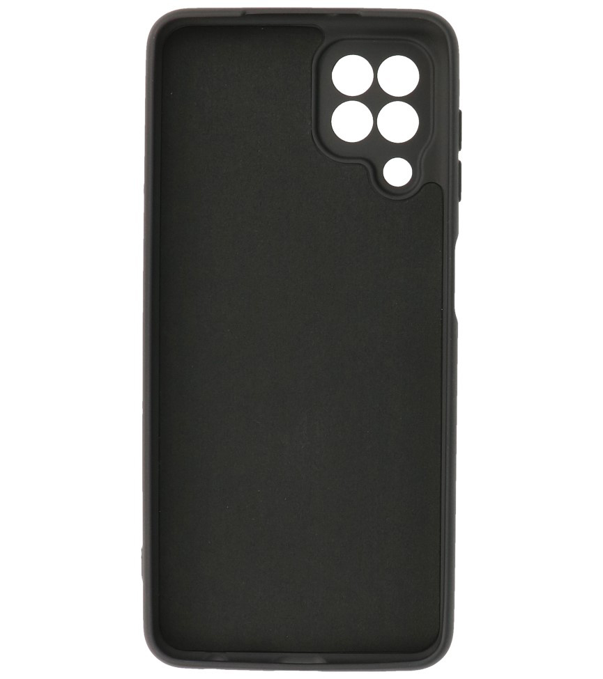 2.0mm Dikke Fashion Color TPU Hoesje voor Samsung Galaxy A22 4G Zwart