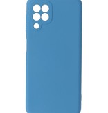 Custodia in TPU color moda spessa 2,0 mm per Samsung Galaxy A22 4G Navy