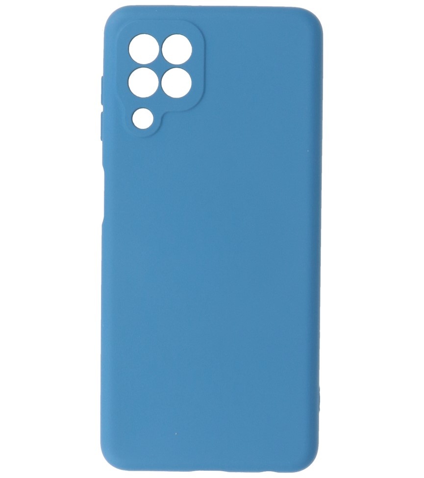 2,0 mm tyk mode farve TPU taske til Samsung Galaxy A22 4G Navy