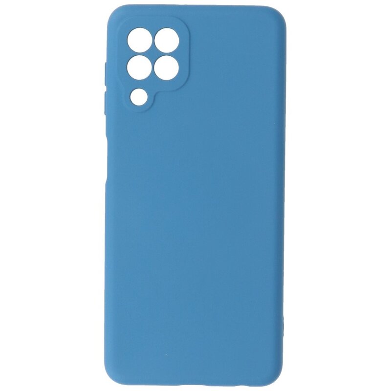 Custodia in TPU color moda spessa 2,0 mm per Samsung Galaxy A22 4G Navy