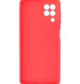 2.0mm Dikke Fashion Color TPU Hoesje voor Samsung Galaxy A22 4G Rood
