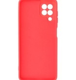 Étui en TPU couleur mode 2,0 mm d'épaisseur pour Samsung Galaxy A22 4G rouge