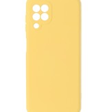 2.0mm Dikke Fashion Color TPU Hoesje voor Samsung Galaxy A22 4G Geel