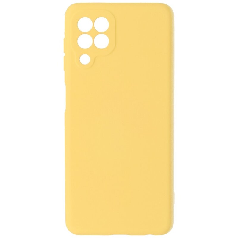 2,0 mm tyk mode farve TPU taske til Samsung Galaxy A22 4G gul