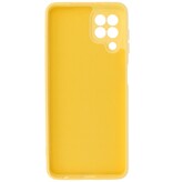 2,0 mm tyk mode farve TPU taske til Samsung Galaxy A22 4G gul