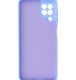 Étui en TPU couleur mode de 2,0 mm d'épaisseur pour Samsung Galaxy A22 4G violet