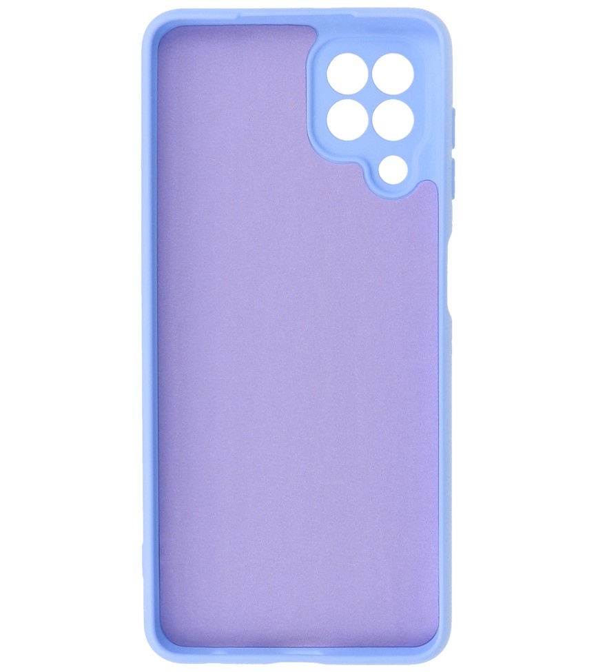Custodia in TPU color moda spessa 2,0 mm per Samsung Galaxy A22 4G viola