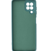 2.0mm Dikke Fashion Color TPU Hoesje voor Samsung Galaxy A22 4G Donker Groen