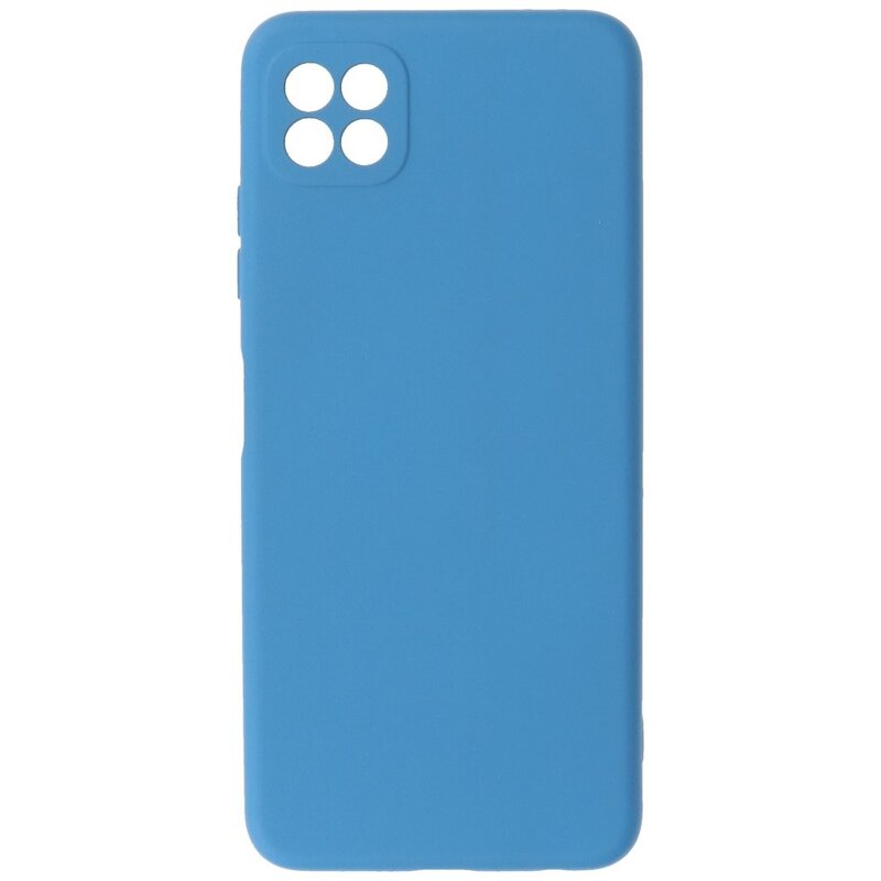 2,0 mm tyk mode farve TPU taske til Samsung Galaxy A22 5G Navy