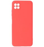 Carcasa de TPU de color de moda de 2.0 mm de espesor para Samsung Galaxy A22 5G Rojo