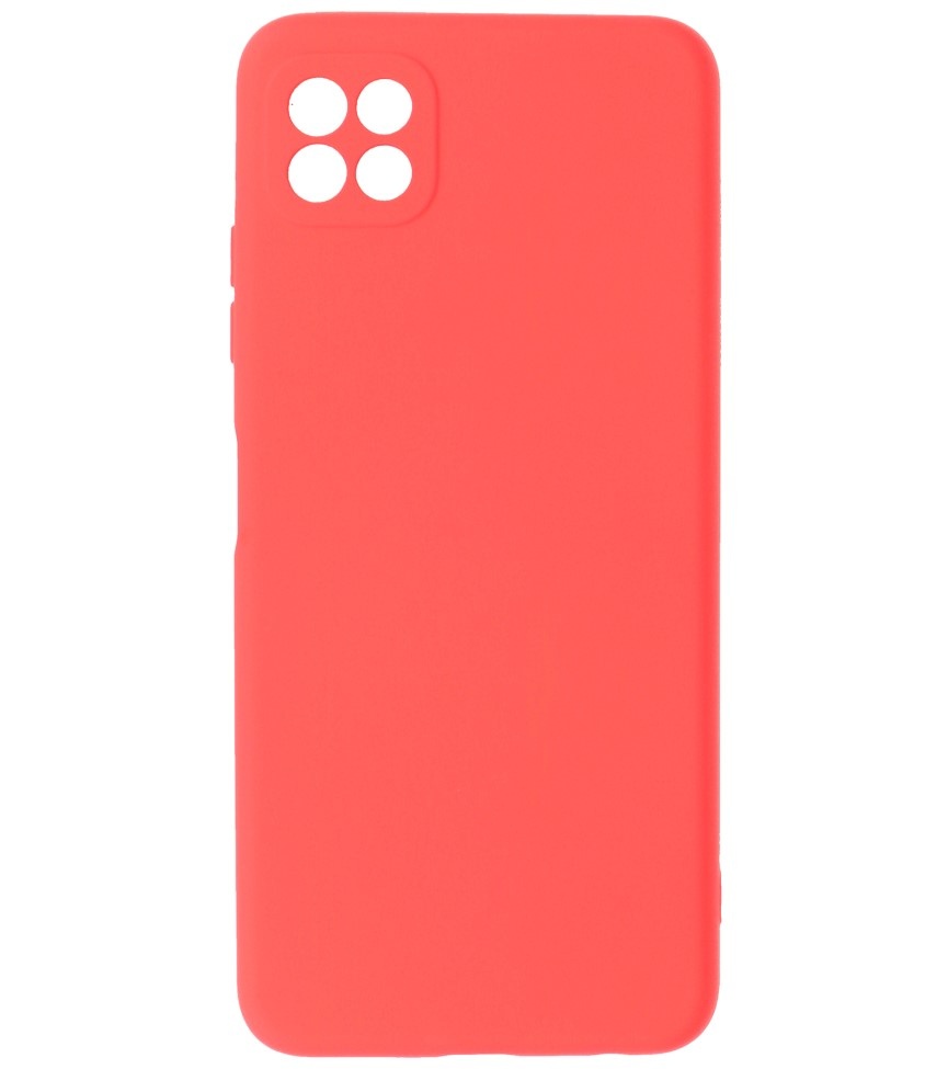 2,0 mm dicke modische TPU-Hülle für Samsung Galaxy A22 5G Rot